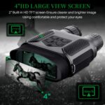 Binoculares de visión nocturna, gafas de visión nocturna con zoom digital de 8X