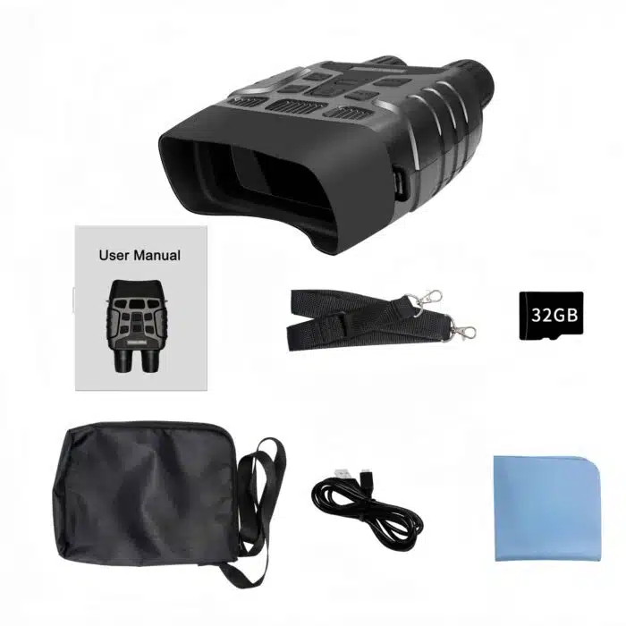 Night Vision Goggles Binoculars with LCD Screen, Infrared Digital Camera