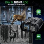 Óculos de visão noturna, binóculos digitais infravermelhos