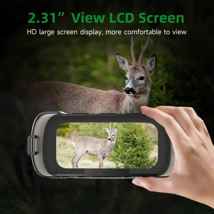 Night Vision Goggles Binoculars with LCD Screen, Infrared Digital Camera