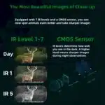 Binoculars Infrared Night Vision HD 10X Lens Zoom 4X Digital Zoom