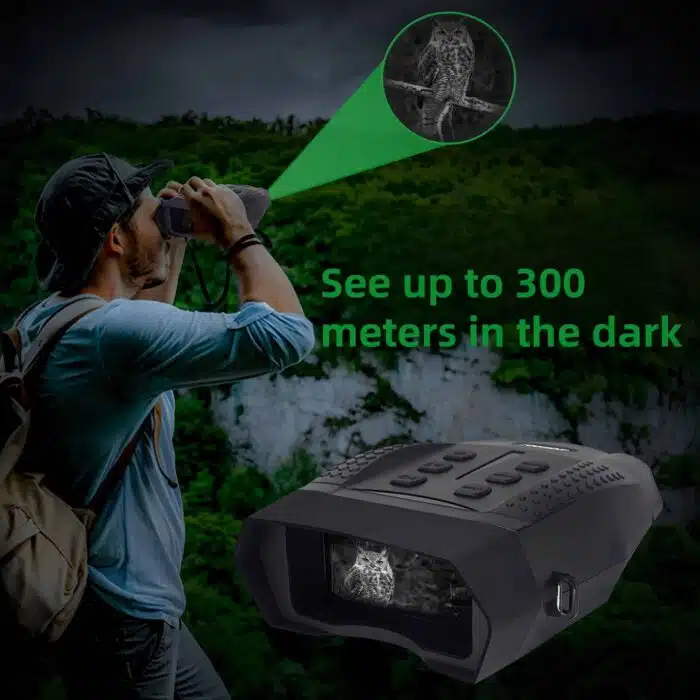 Binoculars Infrared Night Vision HD 10X Lens Zoom 4X Digital Zoom