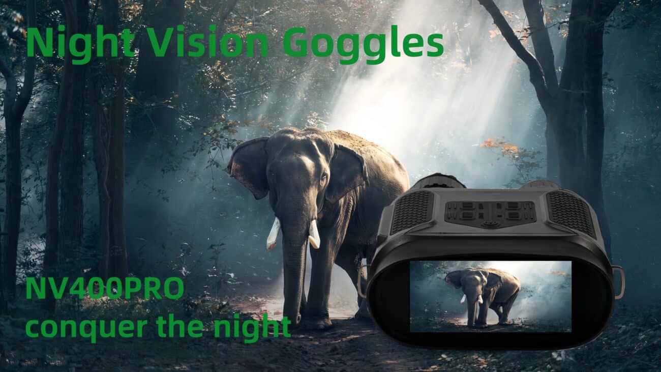 Binoculares de visión nocturna, gafas de visión nocturna con zoom digital de 8X