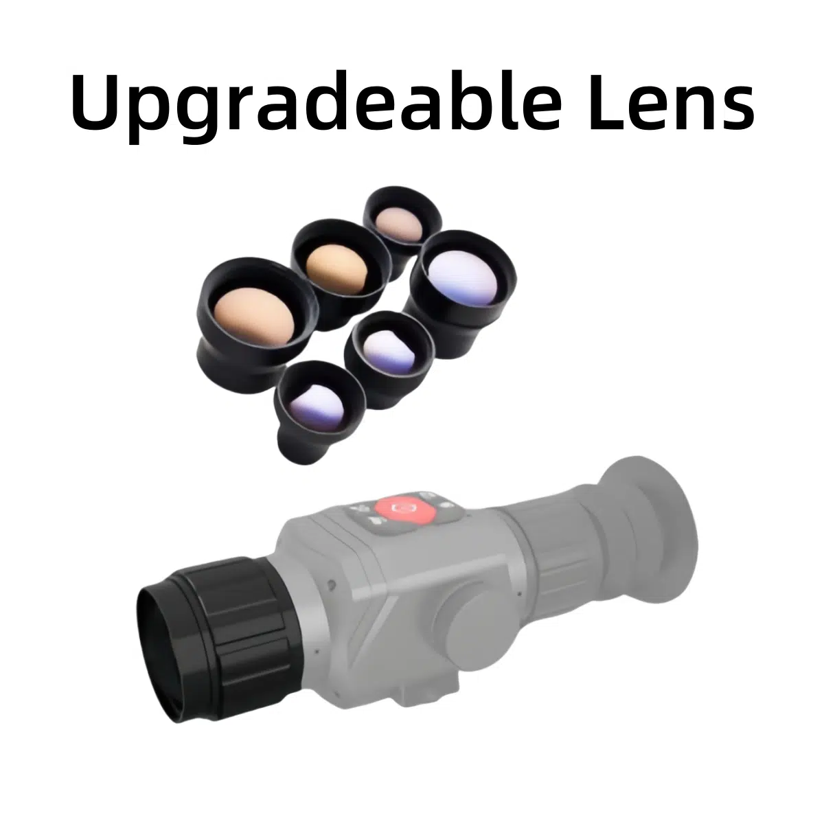 Night Vision Monocular 384×288 High-Resolution Thermal Imager Scope 16X Digital Zoom Sight Camera with 6 Color Palette for Hunting Night Vision