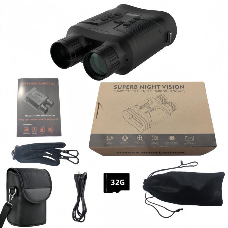 Jumelles de vision nocturne 4K avec caméra pour adultes