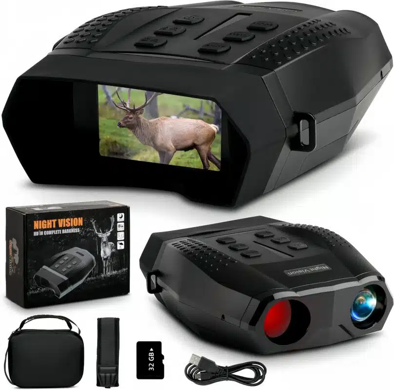 Binoculars Infrared Night Vision HD 10X Lens Zoom 4X Digital Zoom