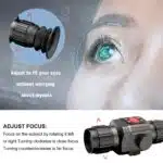 Night Vision Monocular 384×288 High-Resolution Thermal Imager Scope 16X Digital Zoom Sight Camera with 6 Color Palette for Hunting Night Vision