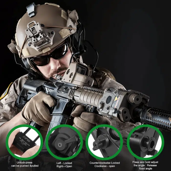 Helmet Mount for L4G24 NVG Metal Helmet Mount