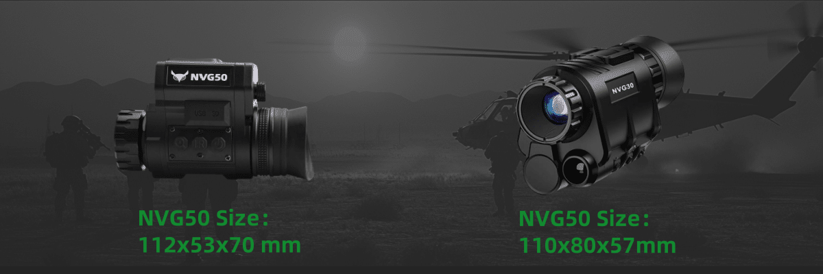 NVG50 vs. NVG30: Vergleich der helmmontierten Nachtsichtlösungen von US NightHawk