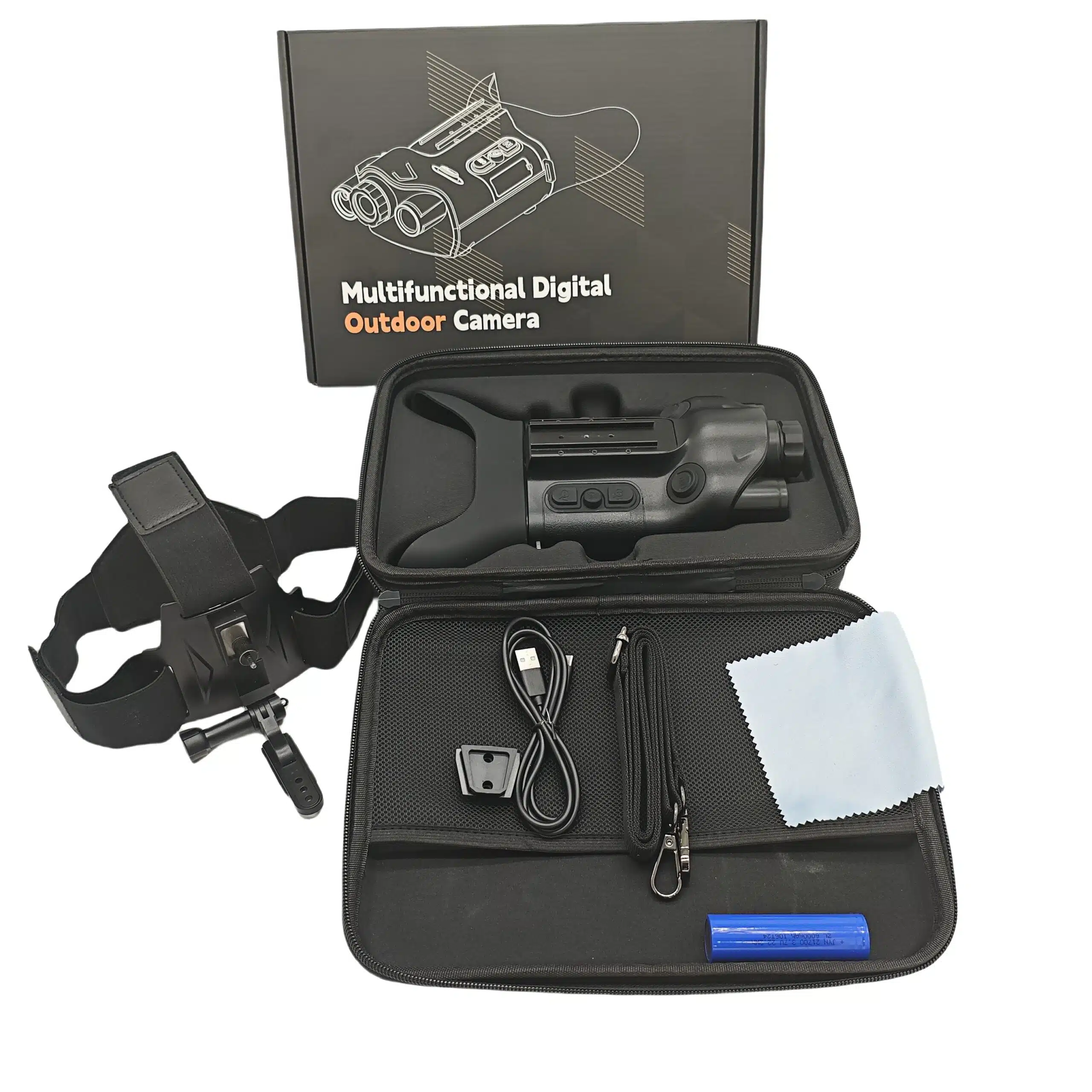 NV9000 Rangefinder Head Mounted Night Vision Goggles