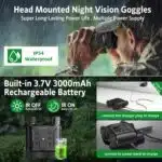 NV8160 Lunettes de vision nocturne montées sur la tête