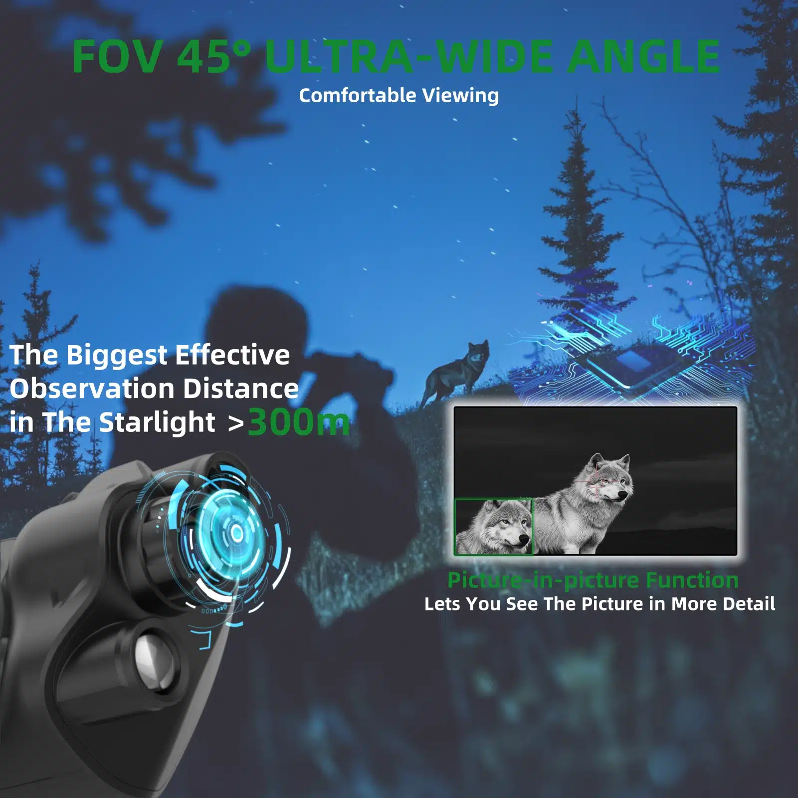 NV9000 Head-Mounted Night Vision Rangefinder