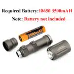 ⁦Modlite OKW 18650 Style Tactical Light (69,000cd)⁩ - الصورة ⁦11⁩