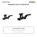 Tactical Riser 20mm Rail - GBRS Style Hydra Mount for Red Dot & PEQ Laser - 画像 (13)