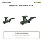 Tactical Riser 20mm Rail - GBRS Style Hydra Mount for Red Dot & PEQ Laser - Imagem 14