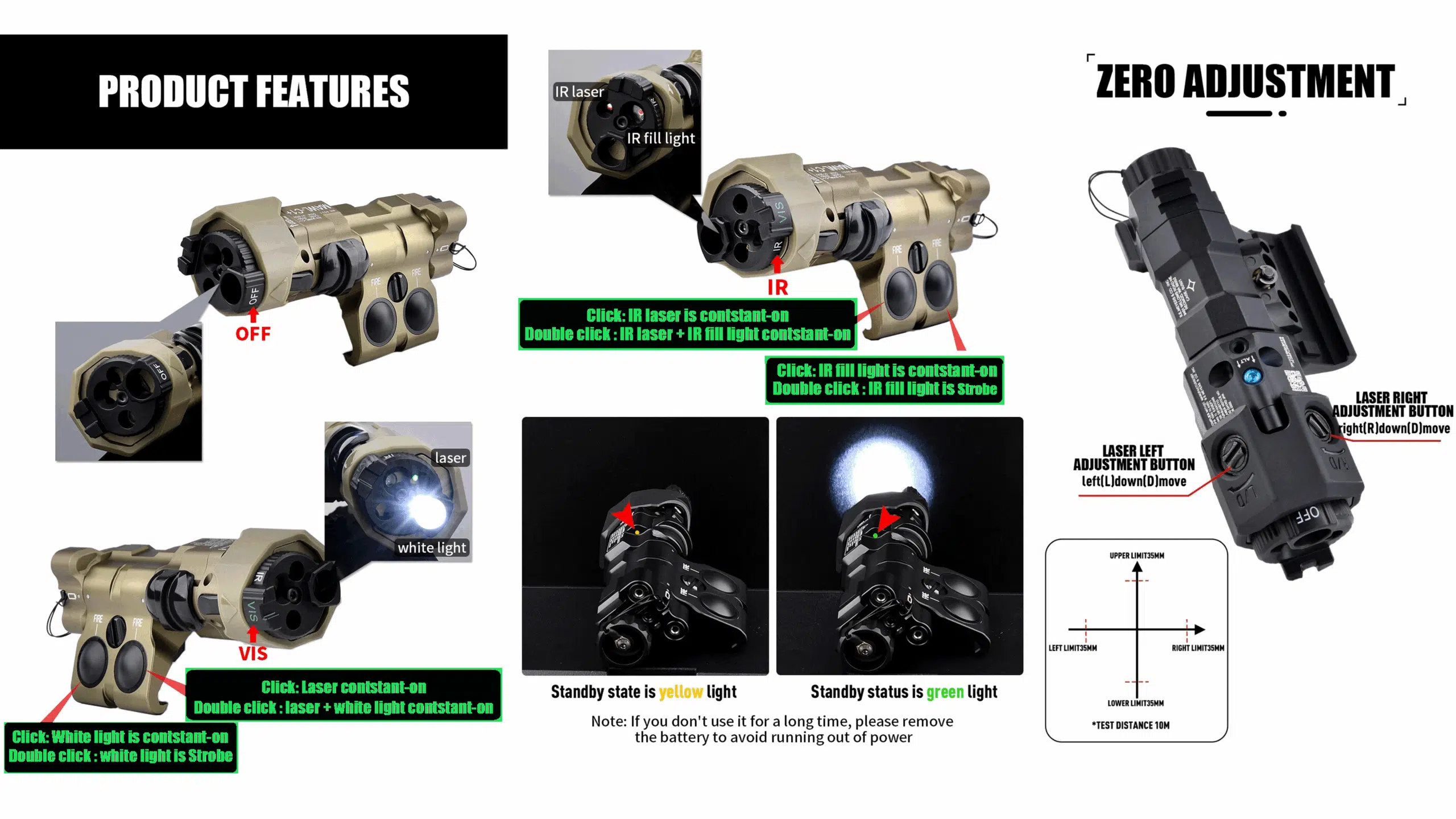 IR Laser Sight feature